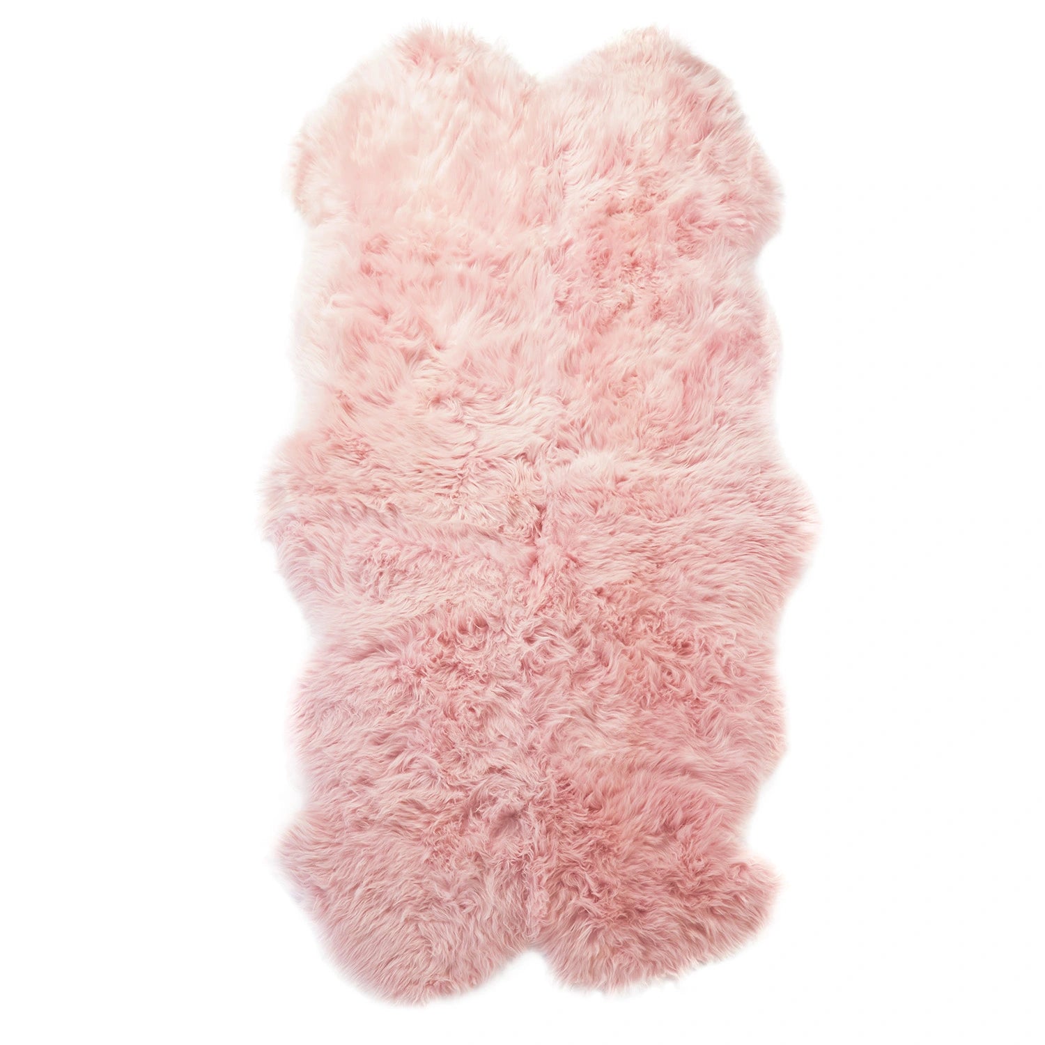 Quad Blush Pink Sheepskin Rug